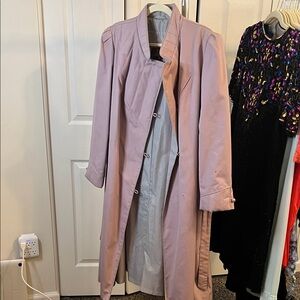 Gallery Women's Light Purple Trench Coat